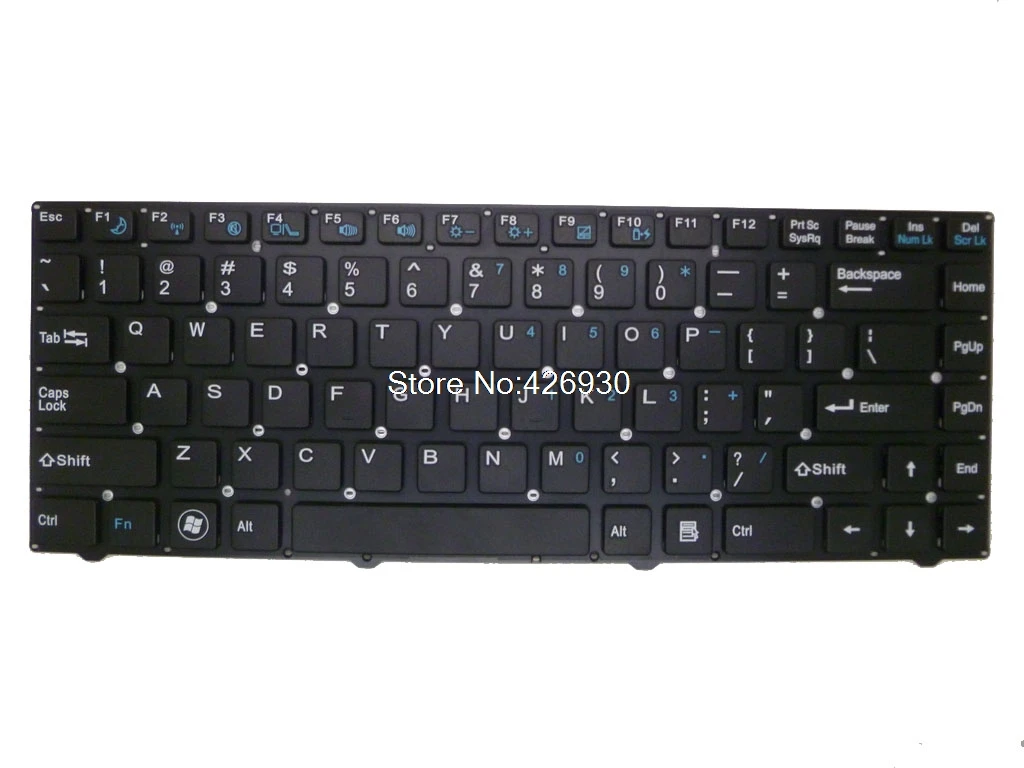 Фото Клавиатура для ноутбука Haier X5 X3 X3T X6 США Английский черный без - купить