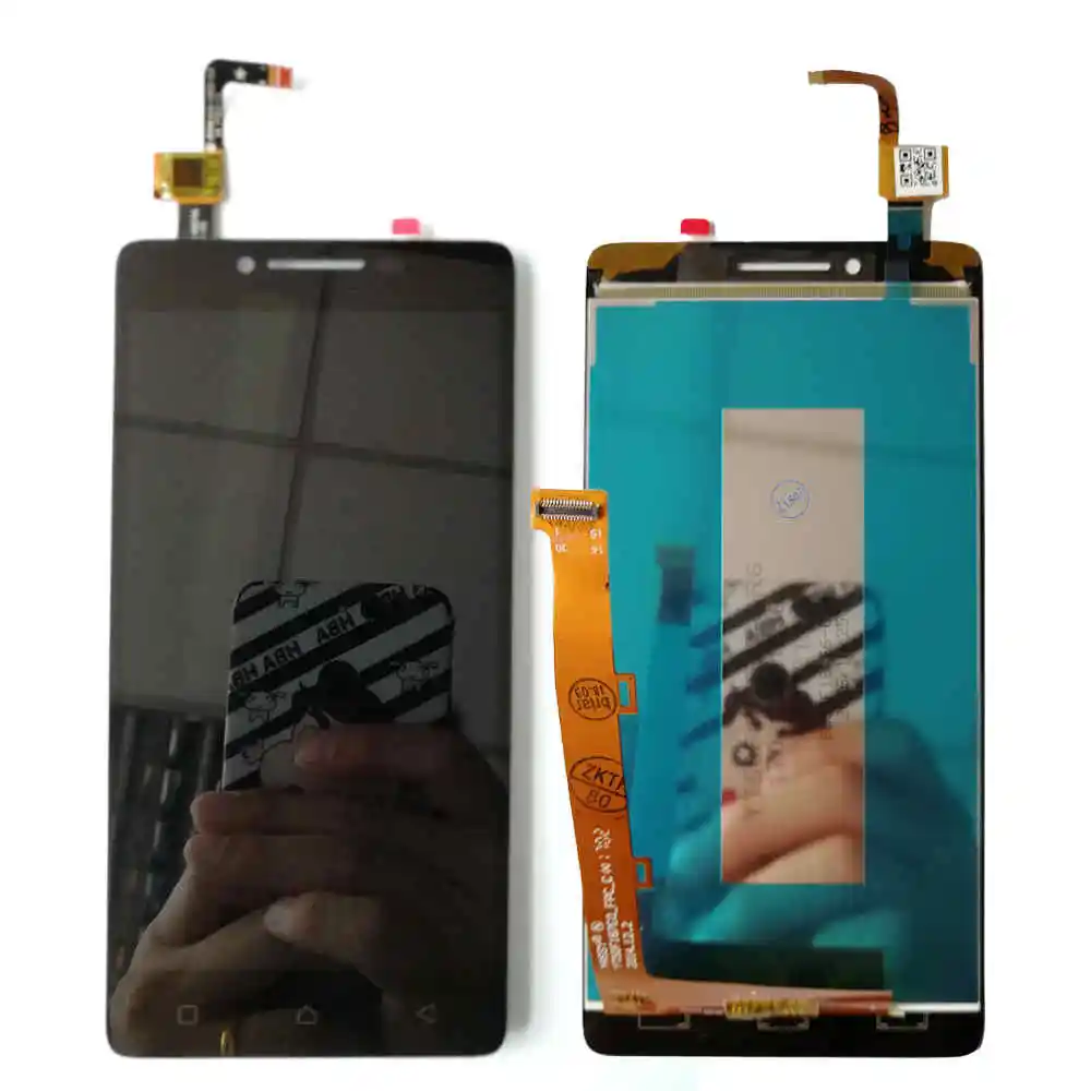 5," ЖК-дисплей с рамкой для lenovo A6010 A 6010 ЖК-дисплей экран в полной комплектации сенсорный датчик дигитайзер сборка Замена A6010 дисплей