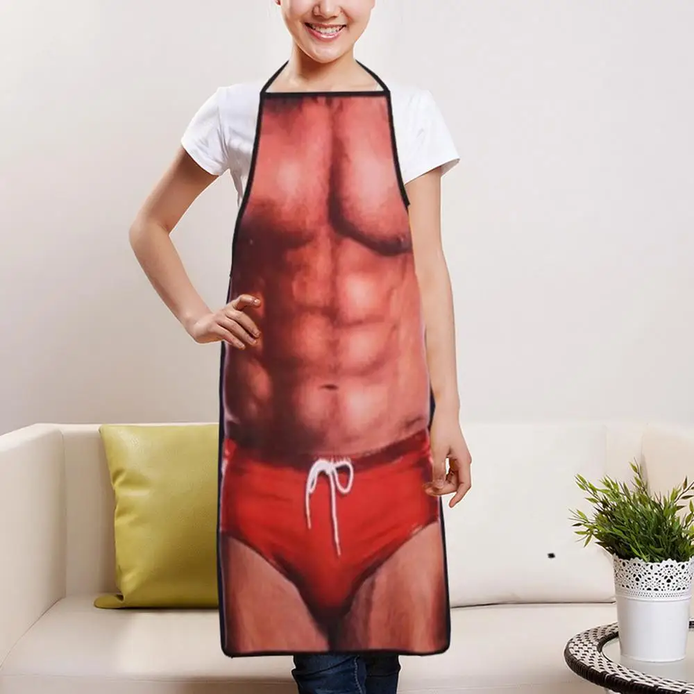 Creative Party Polyester Funny Printed Apron Kitchen Cooking Sleeveless Adjustable Sexy Lovely Rude Cheeky Pinafore Q40 | Дом и сад