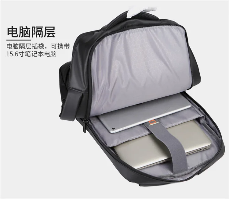 LOOZYKIT рюкзак для ноутбука мужские рюкзаки бизнес ноутбук Mochila водонепроницаемый рюкзак зарядка через usb сумки для путешествий