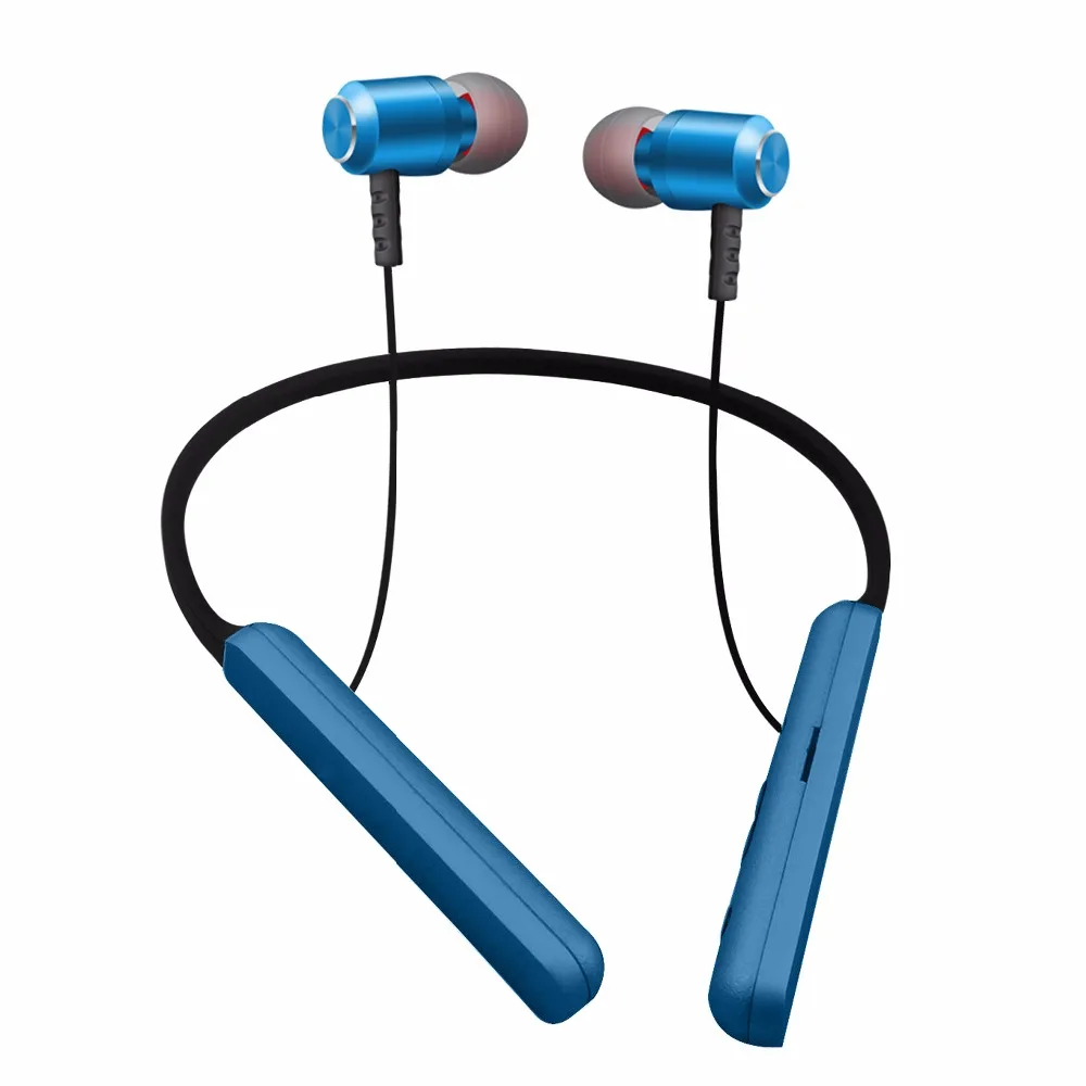 Bluetooth наушники с шейным ободом слот для карты TF MP3 Спортивная беспроводная