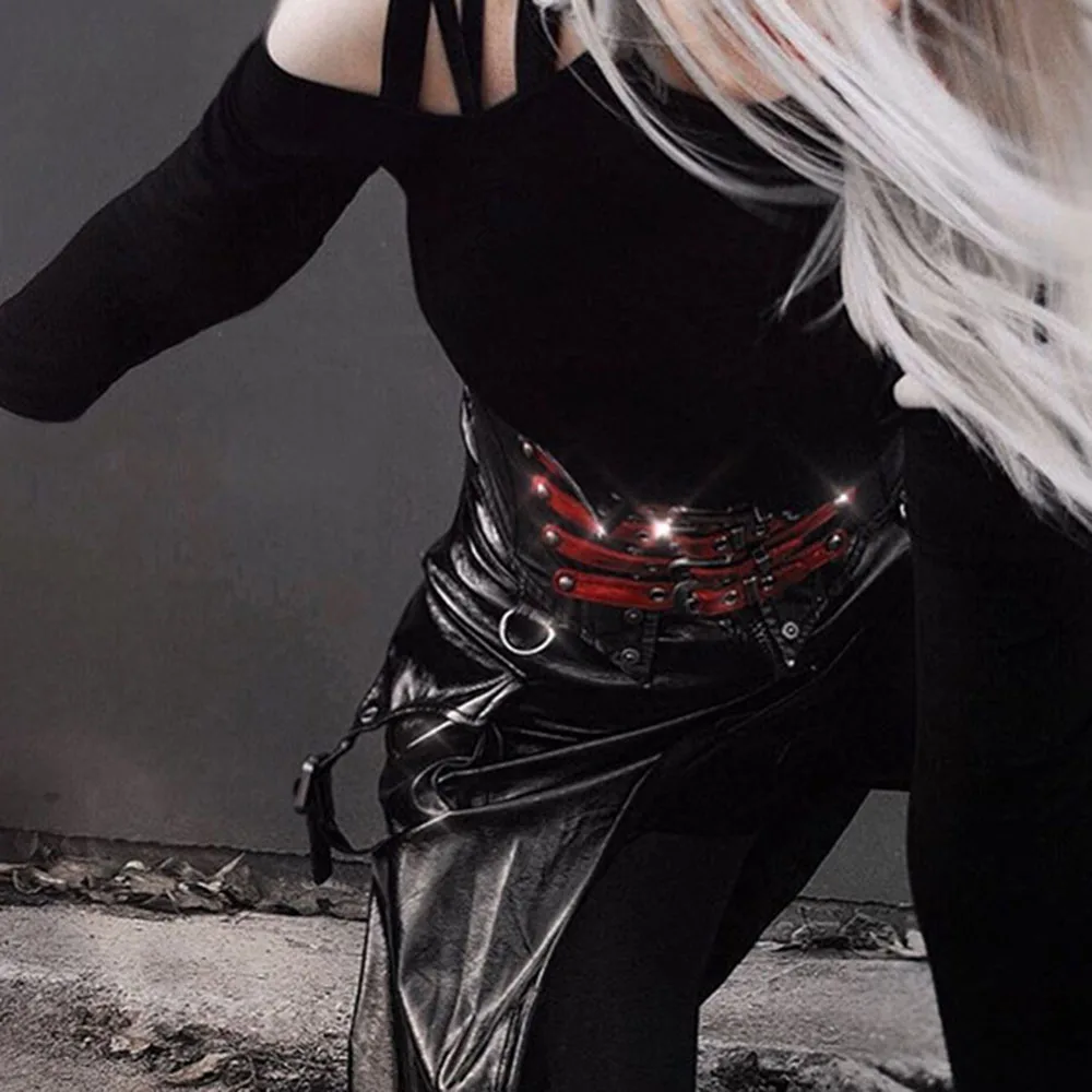 Женская футболка с длинным рукавом винтажная черная вырезами гранж готика