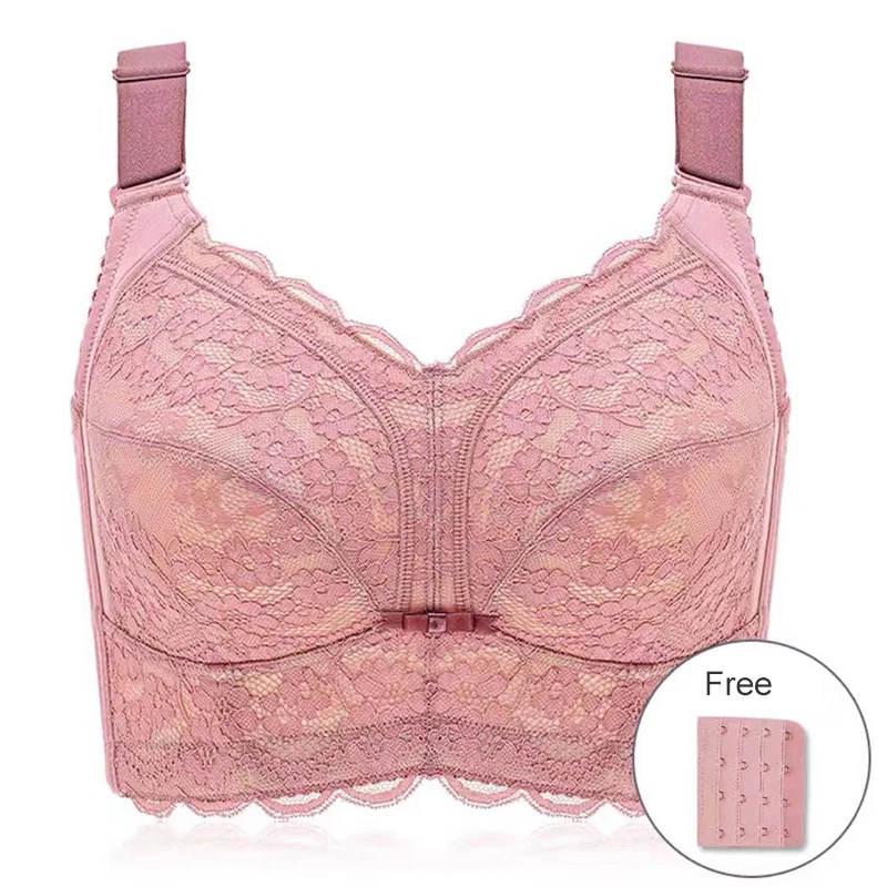 Wireless Minimizer Bra for Women Full Coverage Non Padded Lace Underwear Push Up Bras Female Lingerie 36 38 40 42 D E F G H I J
