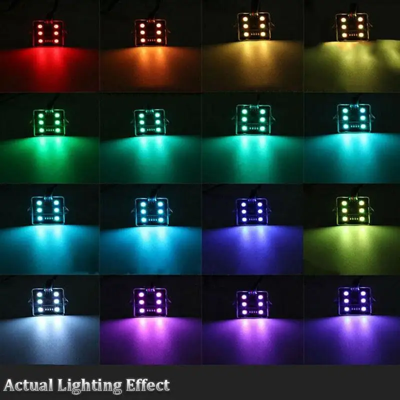 5050 светодиодный Underglow RGB атмосферу рок светильник s Многоцветный для бездорожья