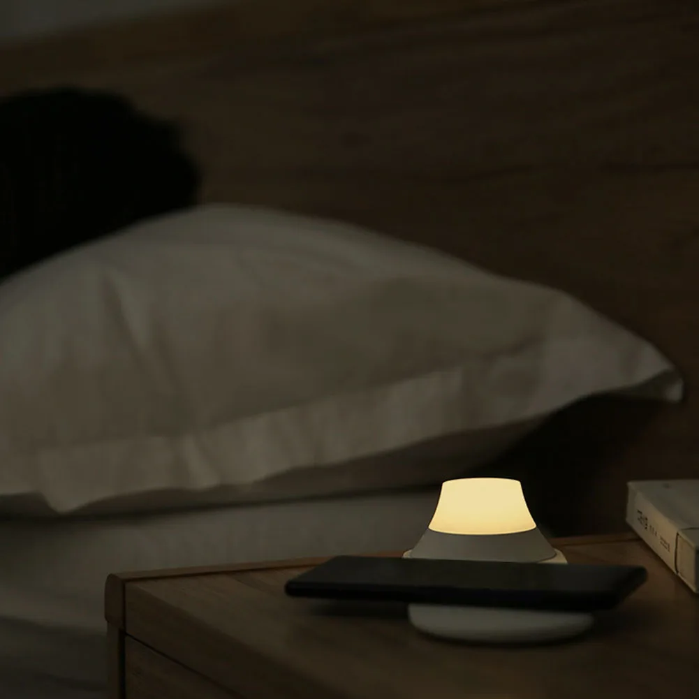 

Home Night Light Slim Rechargeable ABS Magnetic Suction Bright LED Wire Charging Decoration Fast Table Portable