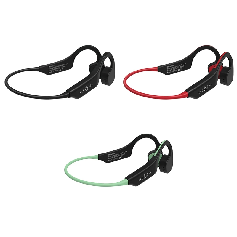 

Bone Conduction Bluetooth Headset Waterproof Headset with Microphone Wireless Headset for Running and Cycling