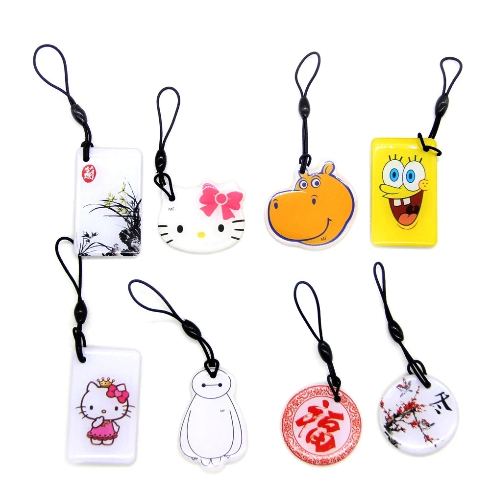 Несколько вариантов 13 56 МГц сменных маркеров UID перезаписываемый брелок для