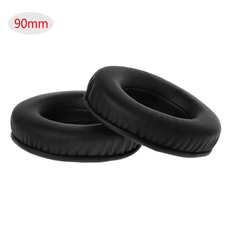 

2PCS Universal Headphone Foam Ear Pads Cushion Earpad Soft PU Replacement N7MC
