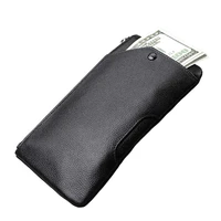 15pcs lot fashion men wallet big capacity business card holder long wallet with zipper coin purse