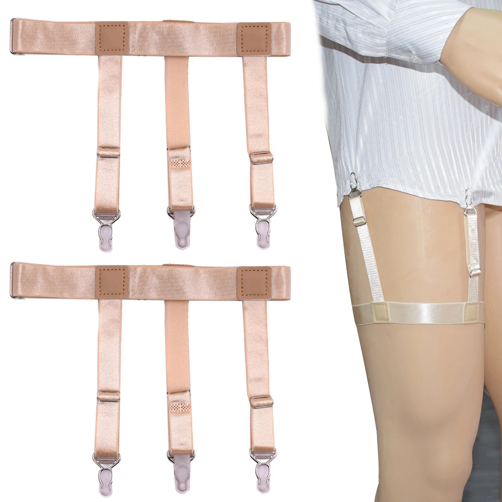 Для женщин и мужчин s Рубашка Остается подвязки ремни для эластичный