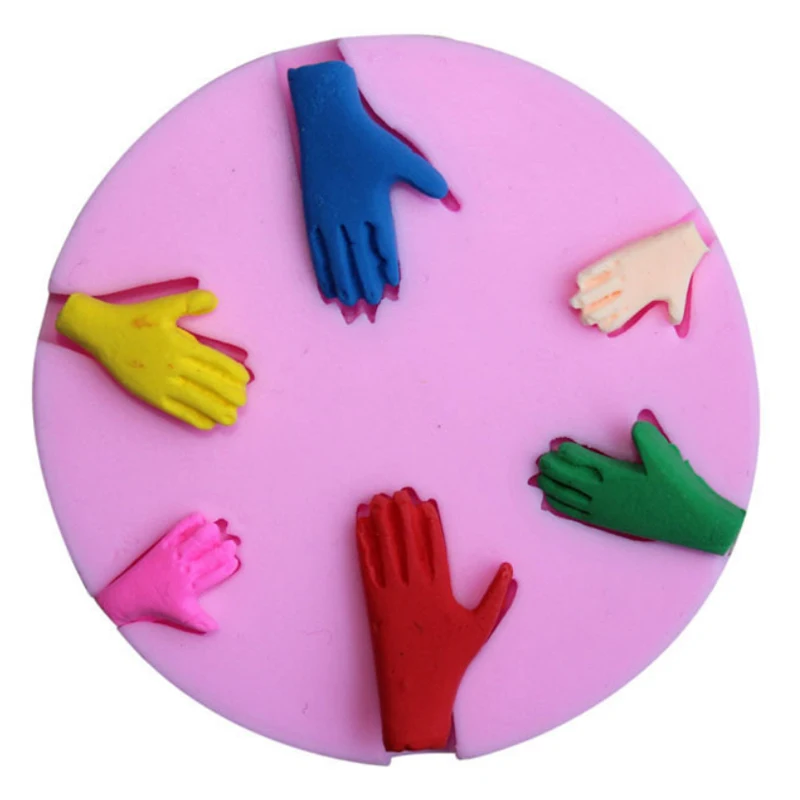 

Baby Hand 3d Silicone Mold Cake Decoration tools Molding Diy Baking Tools Handicraft Production Stencil
