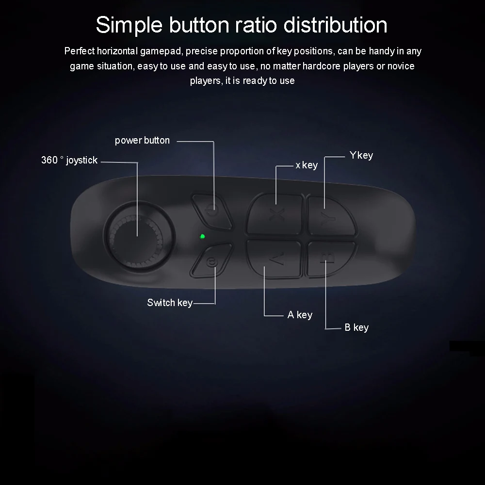 Беспроводной Bluetooth геймпад HORUG B03 игровой джойстик для Android и IOS | Электроника