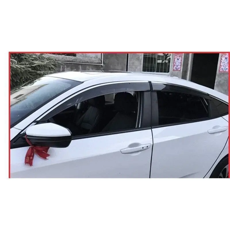 Дождь Стайлинг Наружные молдинги автомобиля анти окна козырек для Honda Accord URV Vezel XR-V CRV Avancier City Civic Fit Greiz Odyssey