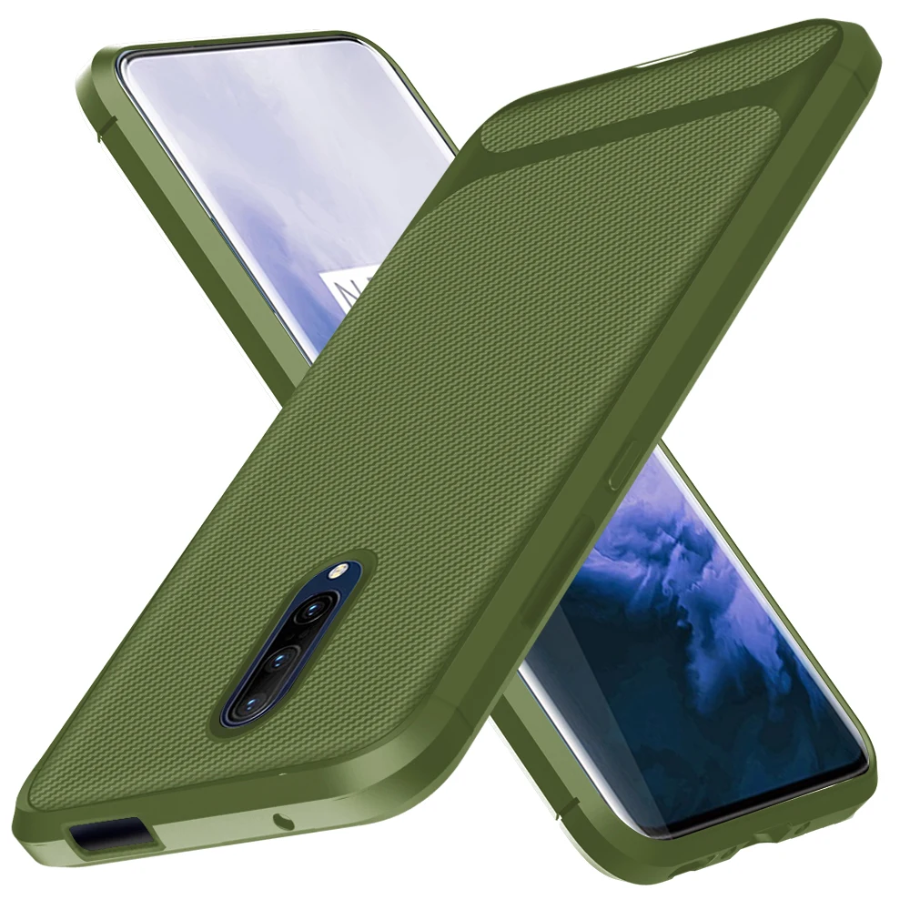 Phone Case For One Plus7 Pro 6 T 1+ 1 +7 Cover Carbon Fiber TPU Shockproof |