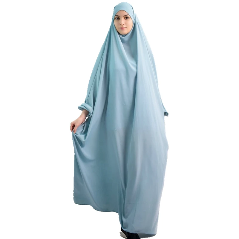 Традиционное Молитвенное платье Eid мусульманский женский хиджаб длинное
