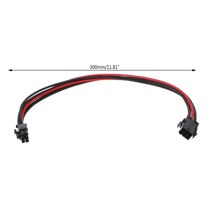 

30cm GPU 6Pin PCIE PCI-Express Male to Female Connector Power Extension Cable