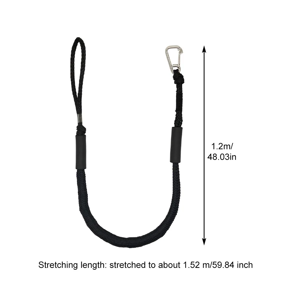 

2pcs/set Kayak Anchoring Elastic Rope Canoe Boat Accessories Stretch Mooring Rope Latex with Hook Skiing Bungee Dock Line Wire