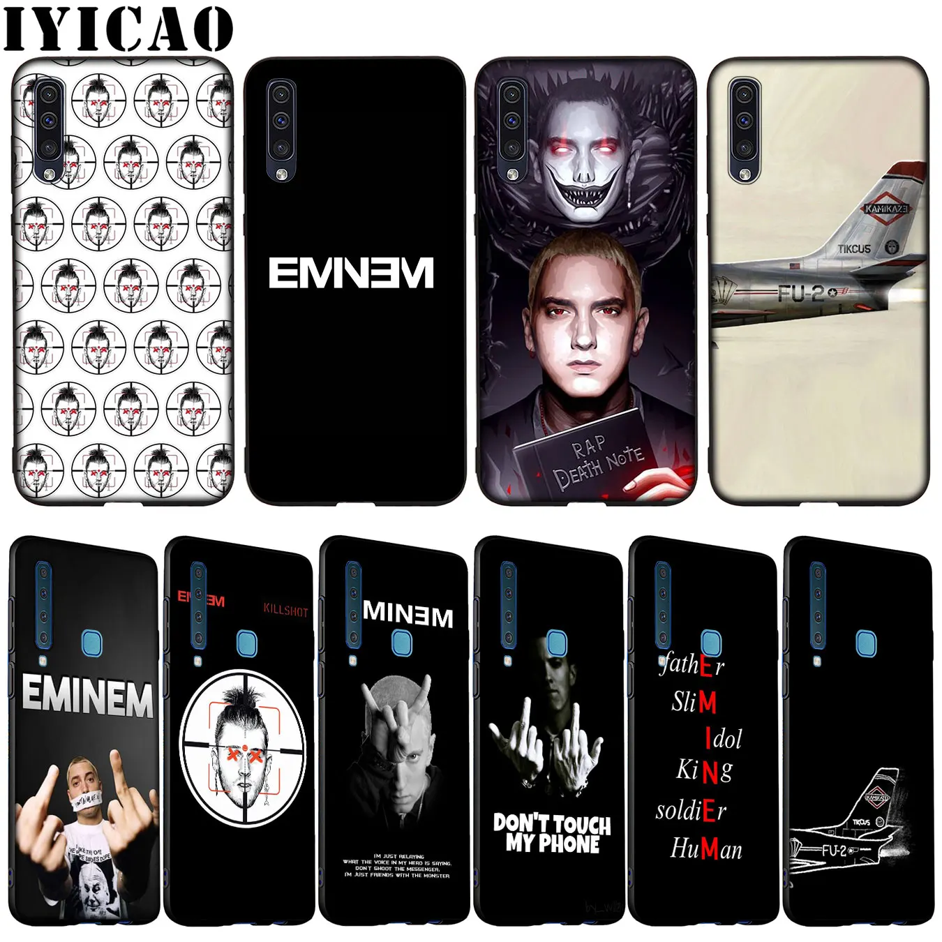 Мягкий силиконовый чехол IYICAO Eminem Mile Rap для Samsung Galaxy A70 A60 A50 A40 A30 A20 A10 M10 M20 M30 M40 A20E