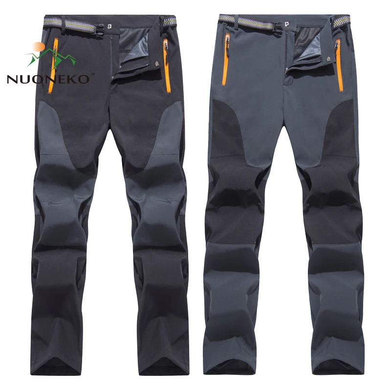 

NUONEKO Outdoor Men Pants Summer Quick Dry Hiking Sport Cycling Waterproof Pants CampingTrekking Fishing Climbing Trousers PNT16