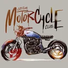 Термонаклейка сделай сам для мотоцикла, клуба, патчи для одежды, термотрансферные наклейки, автомобильные нашивки, аппликация для одежды, футболки