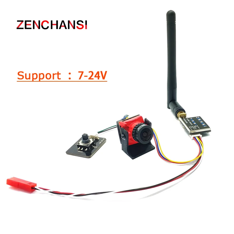 Приемник 5 8G FPV UVC передача видео OTG VR Android двойная антенна с 40CH VTX и объективом 2 1 мм