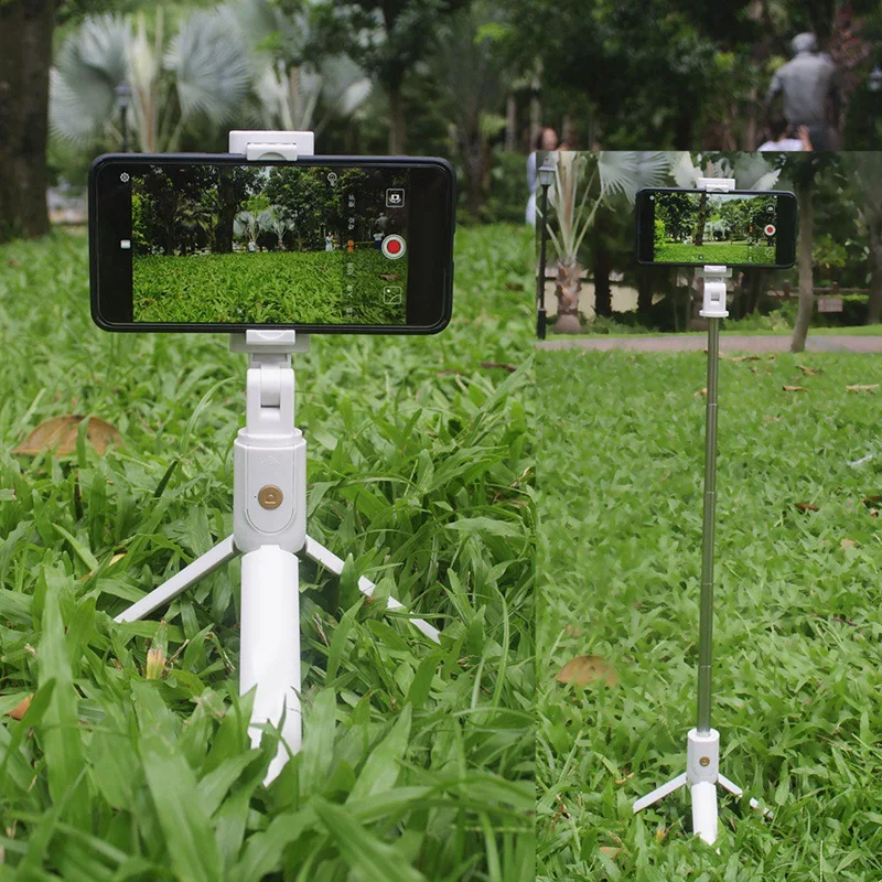 K07 3 в 1 Беспроводная Bluetooth селфи палка мини штатив выдвижной монопод
