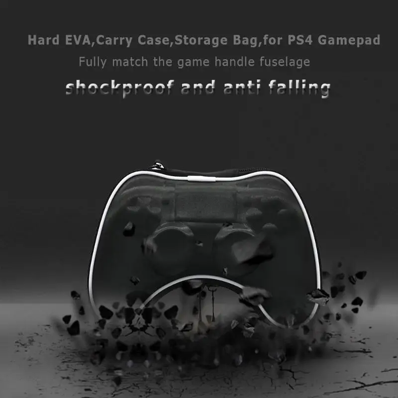 Portable Hard EVA Protective Pouch Carrying Case Storage Bag for Play Station 4 PS4 Gamepad Controller 180mm*120mm*40mm | Электроника