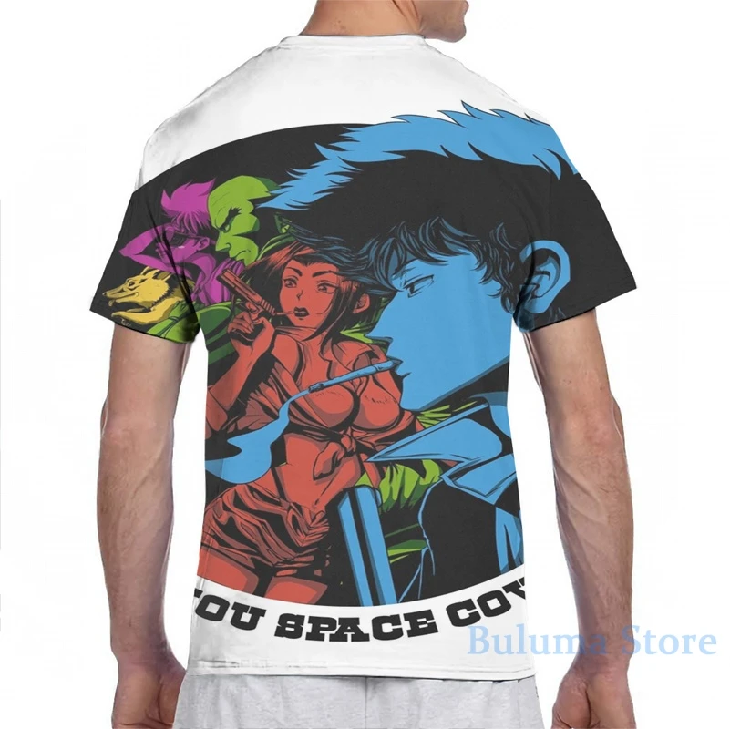 Футболка Cowboy Bebop с надписью See you Space от Alessandra Cioni мужская женская модная футболка