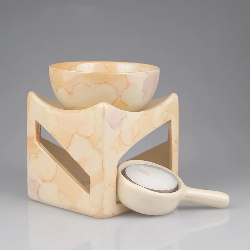 Керамическая горелка с эфирными маслами большая емкость ароматерапевтическая