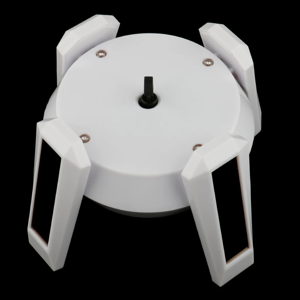 На солнечных батареях 360 Вращающаяся подставка для дисплея ювелирных изделий