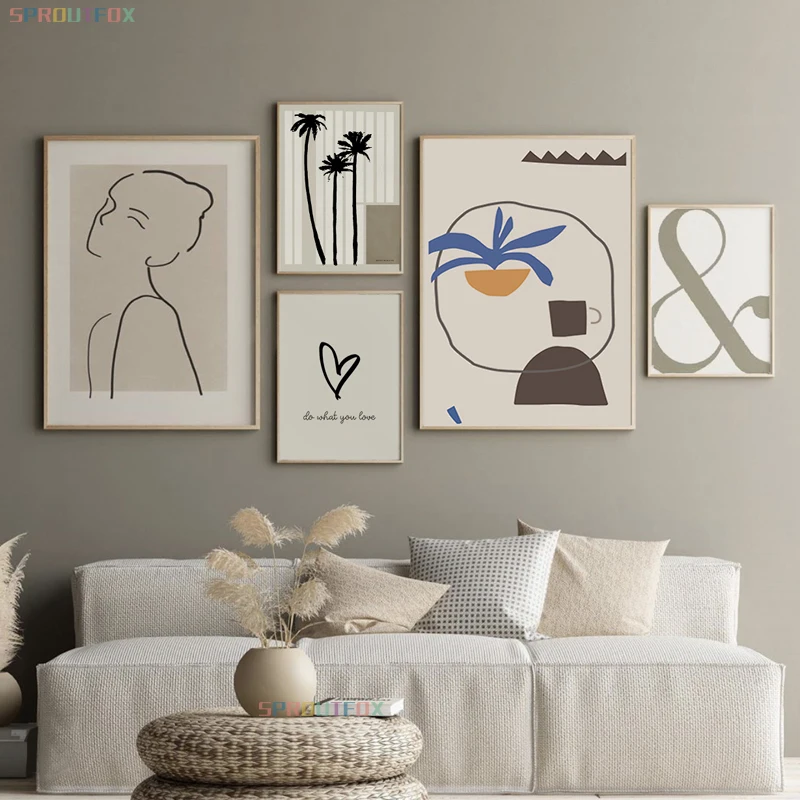 

Abstract Painting Canvas Matisse Posters Decorative Aesthetic Wall Poster Nature Pictures For Wall Paintings On The Wall