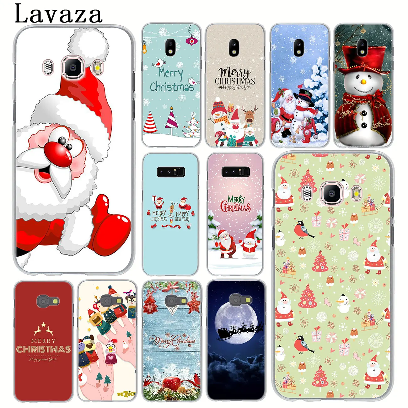 Lavaza рождественский снежинка чехол для телефона samsung Galaxy J8 J7 Duo J6 J5 J4 Plus 2018 2017 2016 J2 J3