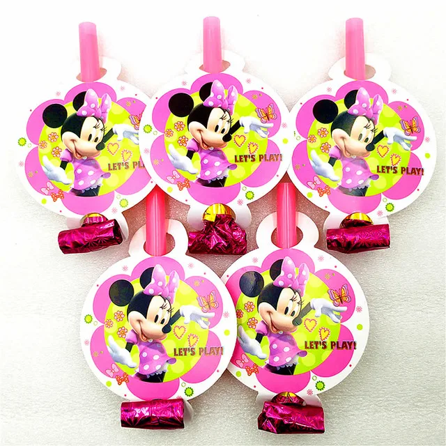 Детский комплект с Минни Маус для дня рождения и вечеринки товары вечеринок