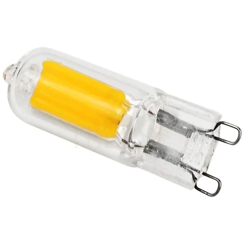 Новый G9 светодиодный светильник лампы с регулируемой яркостью 6 Вт 9 COB Стекло