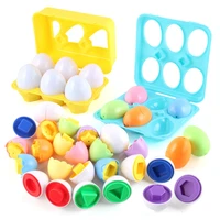 baby montessori learning education math toy smart eggs puzzle shape matching toys plastic screw nut building blocks for children