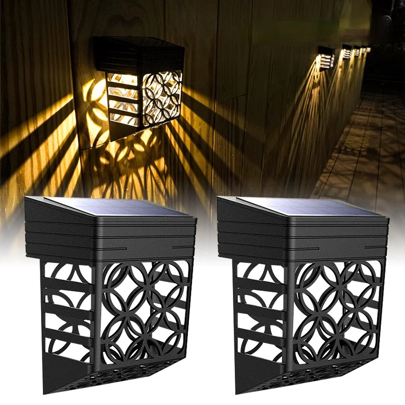 

Smart light Control LED Outdoor Solar Light Garden Decoration Wall Lamp Waterproof Fence Light Landscape lamp Courtyard Lights