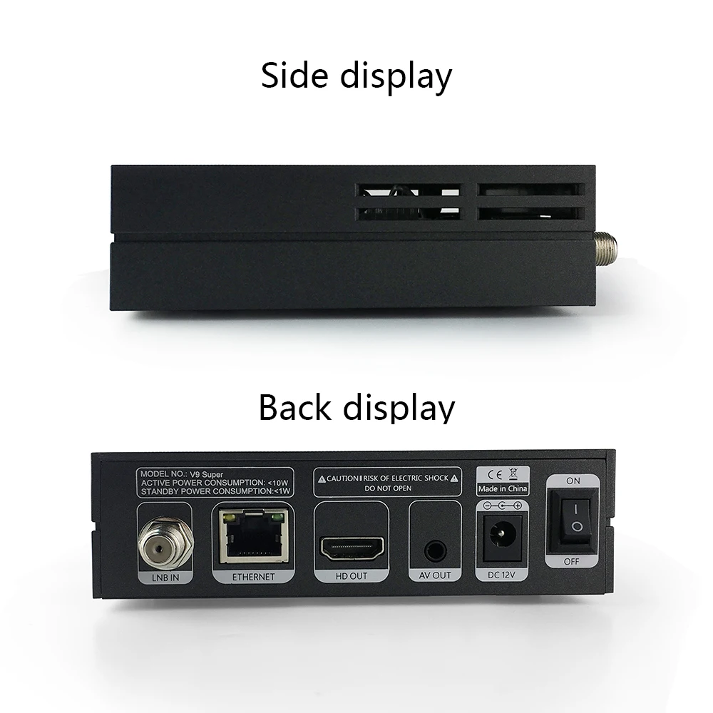 GTMedia V9 Super Satellite Receiver Set Box Bult-In WiFi H.265 Support Receptor Europe Cccam Full HD DVB-S2/S Freesat | Электроника