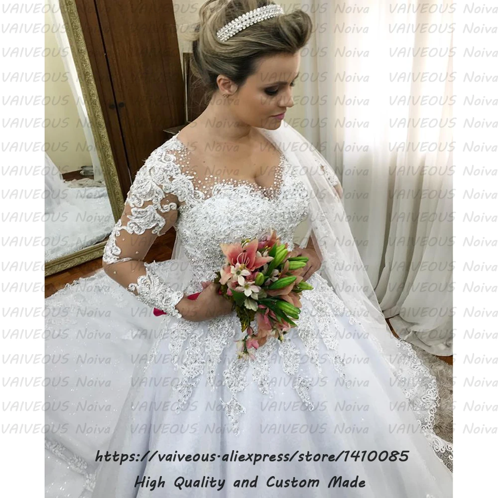 Женское вечернее платье из тюля телесного цвета с длинными рукавами свадебное 2020