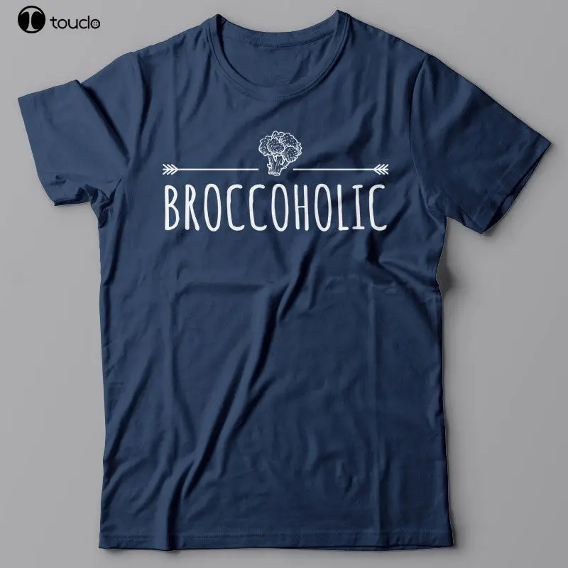 Мужская Базовая футболка с броккоголической Брокколи-вегетарианская