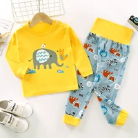 2021 girls children kids clothing sets cartoon spring cotton shirt and pants boys long sleeve clothing suits kids winter sets