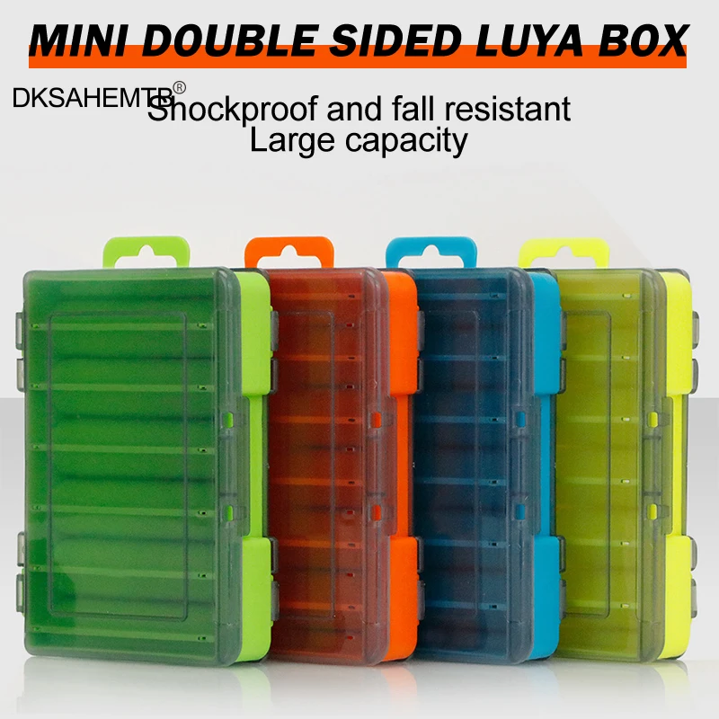 

Tackle Box Double-Sided Waterproof Seal Fishing Tackle Plastic Storage Organizer Box For Fishing MJ