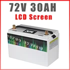 Аккумулятор для электрического скутера, мотоцикла, 72 в, 3000 Вт, ЖК-экран, водонепроницаемый литиевый аккумулятор на 72 в