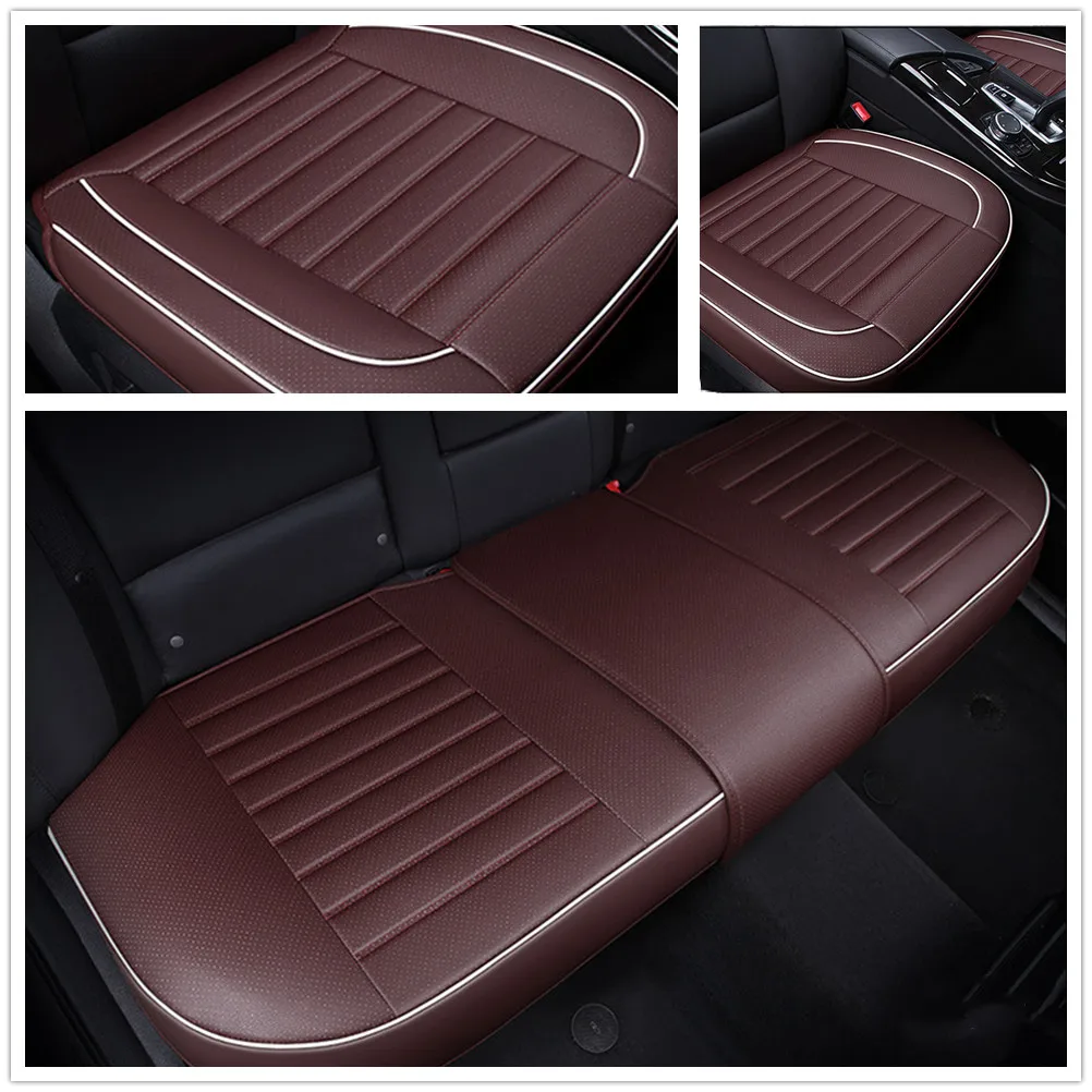 

Car Seat Cover PU Leather For SKODA Superb Fabia Octavia Rapid Yeti Combi Karop Kodiaq SCALA kamiq Protector Seat Cushion Cover