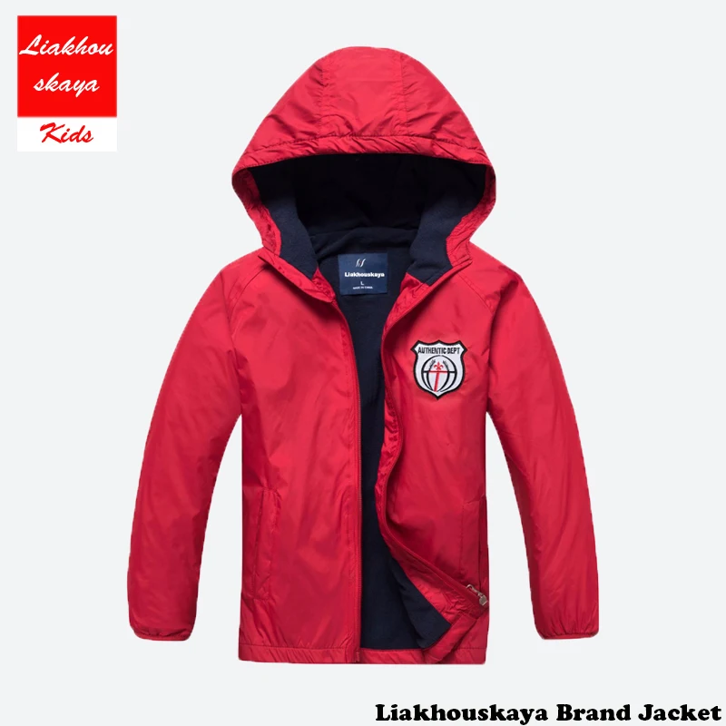 2021 Fashion Brand Children's Boys/Girls Fleece Jacket Kids Coat Hoodie Waterproof Windbreakers Boys Jackets 4-15T Spring Autumn | Детская