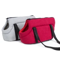 soft warm cotton dog cat shoulder bag portable pet handbag comfortable travel dog carrier bag for small drop shipping