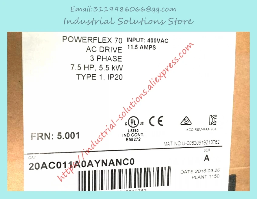 

New Industrial Control PLC Module 20AC011A0AYNANC0