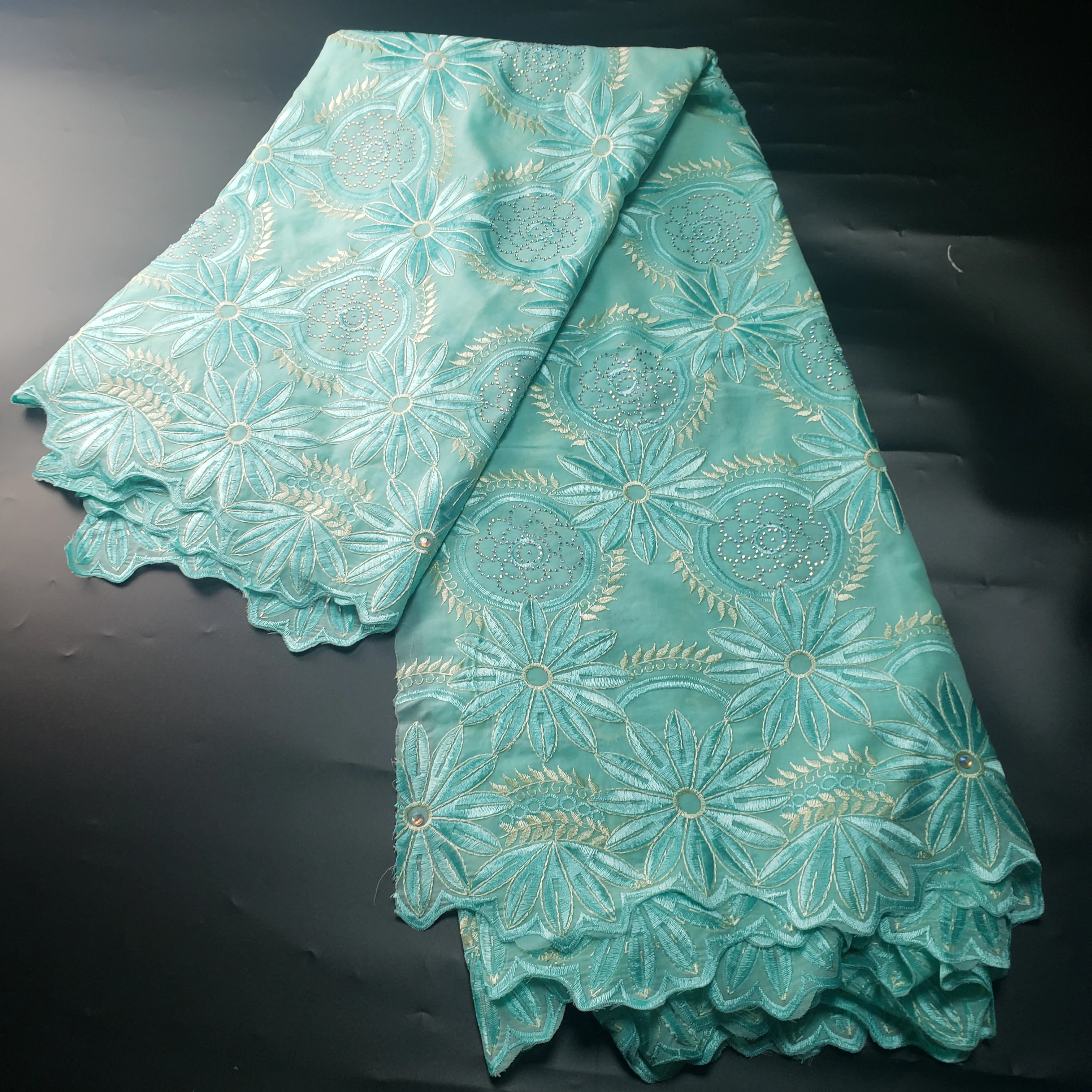 

Высокая Женская модная весенняя Классическая обувь высокого качества Swisss голос ткань приятная на ощупь Африканский сухой хлопок кружева с ...