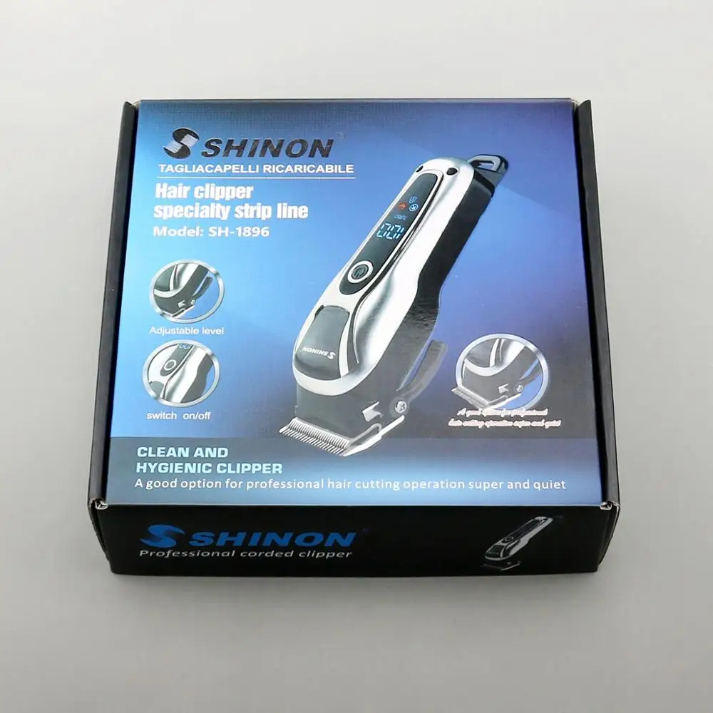 Профессиональная машинка для стрижки волос со шнурком/аккумулятором