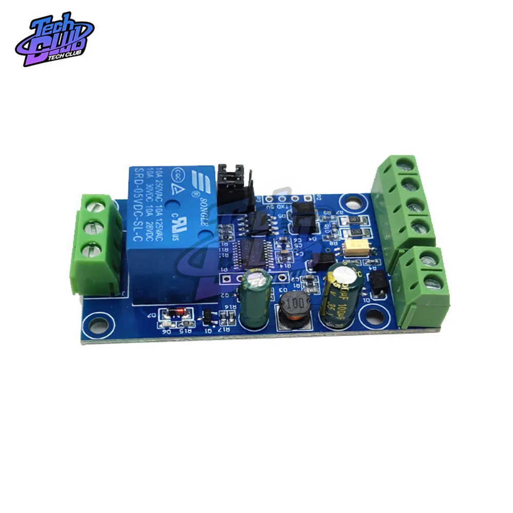 7-24V с протоколом Modbus Rtu ptz-камеры 1 канал релейный модуль коммутатора 5V 10A/250V AC DC