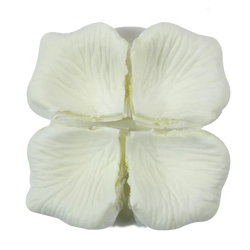 1000 шт. искусственные лепестки роз для свадебной комнаты шелковая ткань украшение